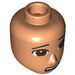 LEGO Fleisch Male Minidoll Kopf mit Dekoration (84070 / 92240)