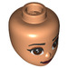 LEGO Fleisch Minidoll Kopf mit Jasmine Dekoration (91147 / 92198)