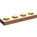 LEGO Fleisch Platte 1 x 4 (3710)