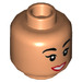 LEGO Flesh Princess Jasmine Head (Recessed Solid Stud) (3626 / 44902)