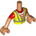 LEGO Flesh River with Hi-Vis Jacket Friends Torso (Boy) (73161)