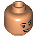 LEGO Fleisch Sammy Minifigure Kopf (Einbau-Vollbolzen) (3626 / 80592)