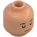 LEGO Flesh Sig Greebling Minifigure Head (Recessed Solid Stud) (3274)