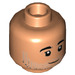 LEGO Huidskleurig Tan France Minifigure Hoofd (Verzonken Solid Stud) (3626 / 78506)