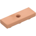 LEGO Flesh Tile 1 x 3 Inverted with Hole (35459)