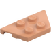 LEGO Flesh Wedge Plate 2 x 4 (51739)