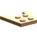 LEGO Chair Coin assiette 3 x 4 sans encoches pour tenons (4859)