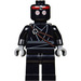LEGO Foot Soldier (Zwart) minifiguur
