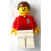 LEGO Fußballspieler Rot/Weiß Team N°11 Minifigur