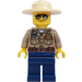 LEGO Forest Policeman with Radio and Hat Minifigure