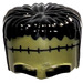 LEGO Frankenstein Monster Top Head with Black Hair and Stitches (22179 / 93556)