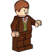 LEGO Fred Weasley - Reddish Hnědá Oblek, Tmavě oranžová Tie Minifigurka