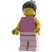 LEGO Freestyle Figure - Female mit Schmucklos Dark Pink oben Minifigur