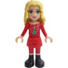 LEGO Friends Advent Calendar Set 3316-1 Subset Day 6 - Christina, Red Christmas Outfit