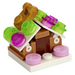 LEGO Friends Calendrier de l&#039;Avent 41382-1 Subset Day 21 - Gingerbread House Tree Ornament