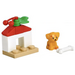 LEGO Friends Advent Calendar Set 41690-1 Subset Day 12 - Doghouse, Dog, and Bone