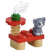 LEGO Friends Advent Calendar Set 41690-1 Subset Day 15 - Table and Cat