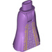 LEGO Friends Hip with Long Skirt with Gold Trim and Lavender Lace (Thick Hinge)