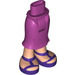 LEGO Friends Lang Rok met Paars Sandals (19792 / 92817)