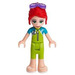 LEGO Friends Mia, Lime Wetsuit, Sunglasses Minifigure