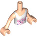 LEGO Friends Torso, with Pink Flowers Pattern (92456)