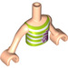 LEGO Friends Torso, with Strap Top with Stripes and Star, Dolphin and Butterfly Pattern (92456)