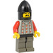 LEGO Fright Caballero con Negro Protector de barbilla Casco Minifigura