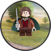 LEGO Frodo Baggins Magneet (850681)
