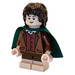 LEGO Frodo Baggins met Green Cape en Flesh Feet minifiguur