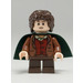 LEGO Frodo Baggins jossa Vihreä Viitta Minihahmo