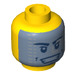LEGO Galaxy Trooper Minifigure Head (Recessed Solid Stud) (3626 / 19085)