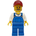 LEGO Gardener Georg in Overalls Minifiguur