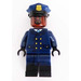 LEGO GCPD Officer con Nero Boots Minifigure