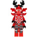 LEGO General Kozu mit Rot Rüstung Minifigur