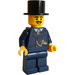 LEGO General Store Customer - Male with Top Hat Minifigure