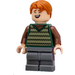 LEGO George Weasley con Verde oscuro Striped Jersey Minifigura