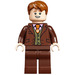 LEGO George Weasley с Reddish кафяво Костюм и Тъмно оранжево Tie Минифигурка