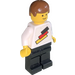 LEGO German Football Player with German flag Minifigure