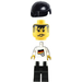 LEGO German Fotball Player 3 med Klistremerke på baksiden Minifigur