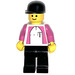 LEGO German Telekom Racing Cyclist Minifiguur