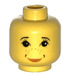 LEGO Ginny Weasley Head (Safety Stud) (3626)