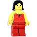 LEGO Chica en Halter Parte superior Minifigura