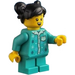 LEGO Girl in Pajamas with Ponytails Minifigure