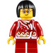 LEGO Girl in Rood Shirt minifiguur