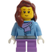 LEGO Girl in Winter Coat minifiguur