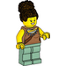LEGO Girl Rider with Hair Bun Minifigure