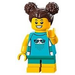 LEGO Chica con Azul swim trunks Minifigura