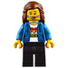 LEGO Flicka med Braces Minifigur