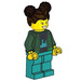 LEGO Girl with Dark Green Jacket, Minifigure