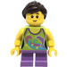 LEGO Girl avec Dauphin Shirt Figurine